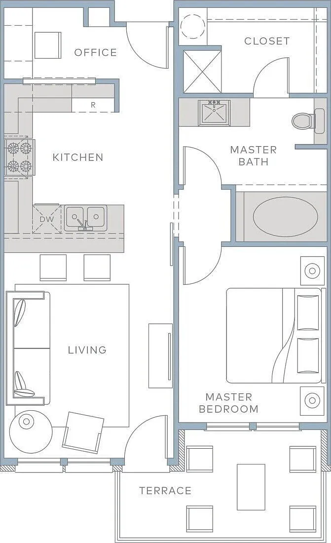 Floor plan A22