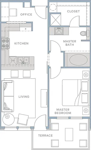 Floor plan A22