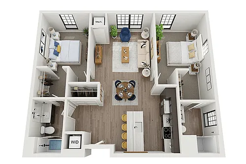 Floor plan Graves