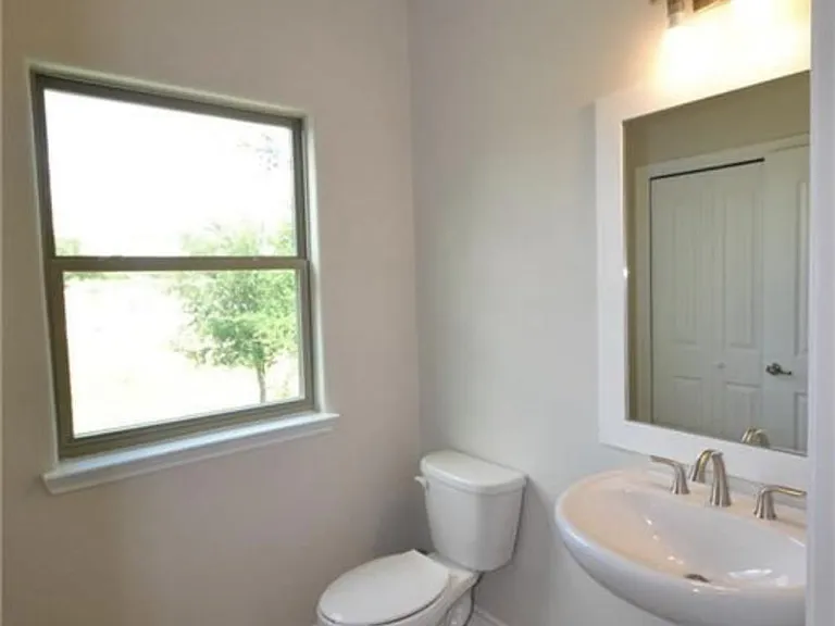2nd floor half bath and laundry
