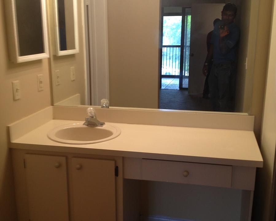 bathroom counter