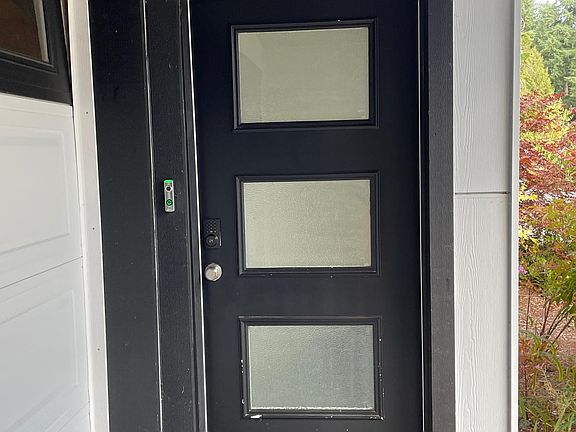 main entrance. new smart lock was installed.