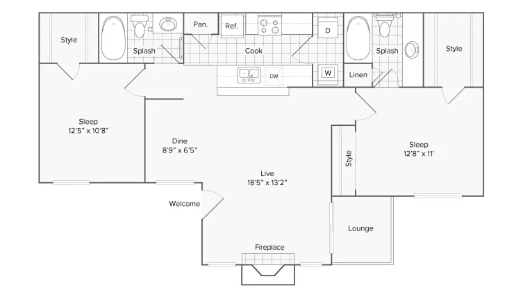 Floor plan Midland