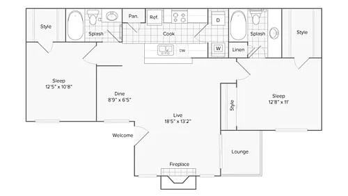 Floor plan Midland