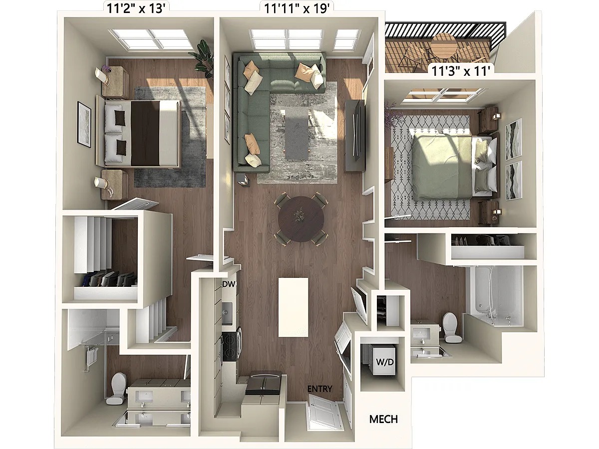 Floor plan B1-1042-2