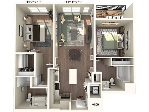 Floor plan B1-1042-2
