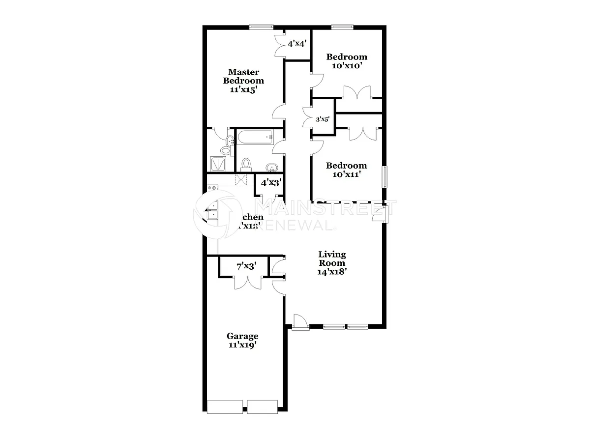 Floor Plan - 1515 Champion Dr