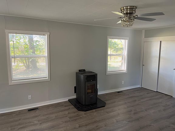 Beautiful family room views! New laminate flooring