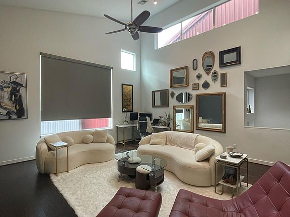 High Ceiling Living Room