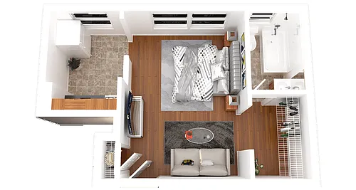 Floor plan Studio