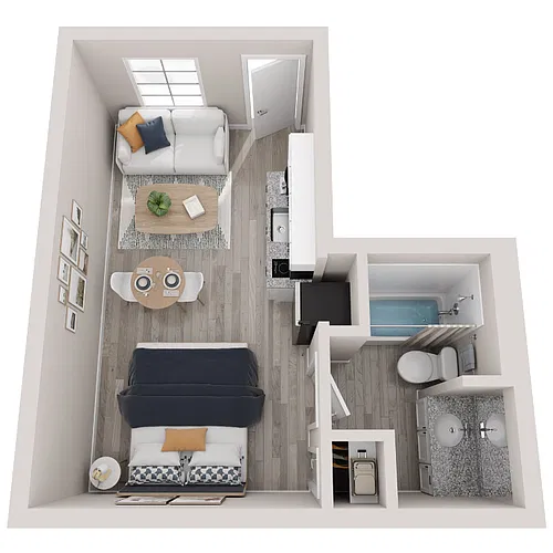 Floor plan Studio A