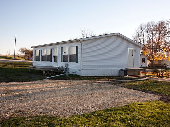 Back door, deck, and parking