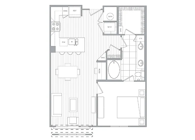 Floor plan Evergreen 1