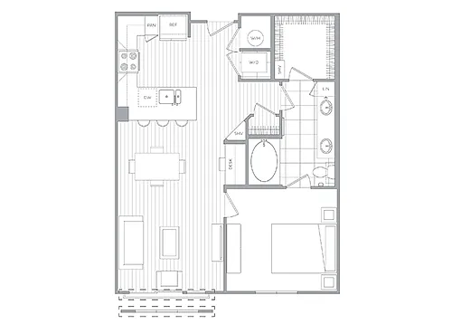 Floor plan Evergreen 1