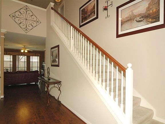 view from the front door when you walk into this lovely home.