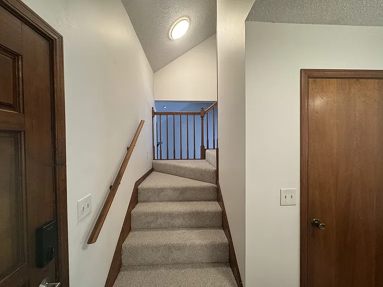Heading upstairs from the entry.