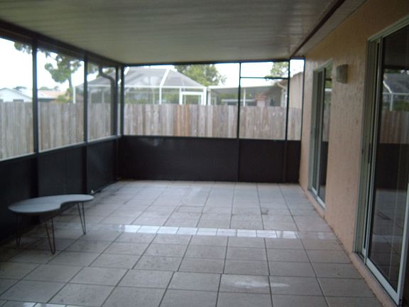 Screened porch