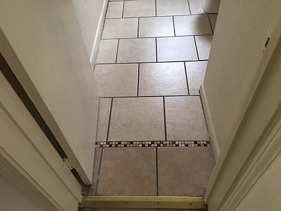 Tile floors in the Bathroom