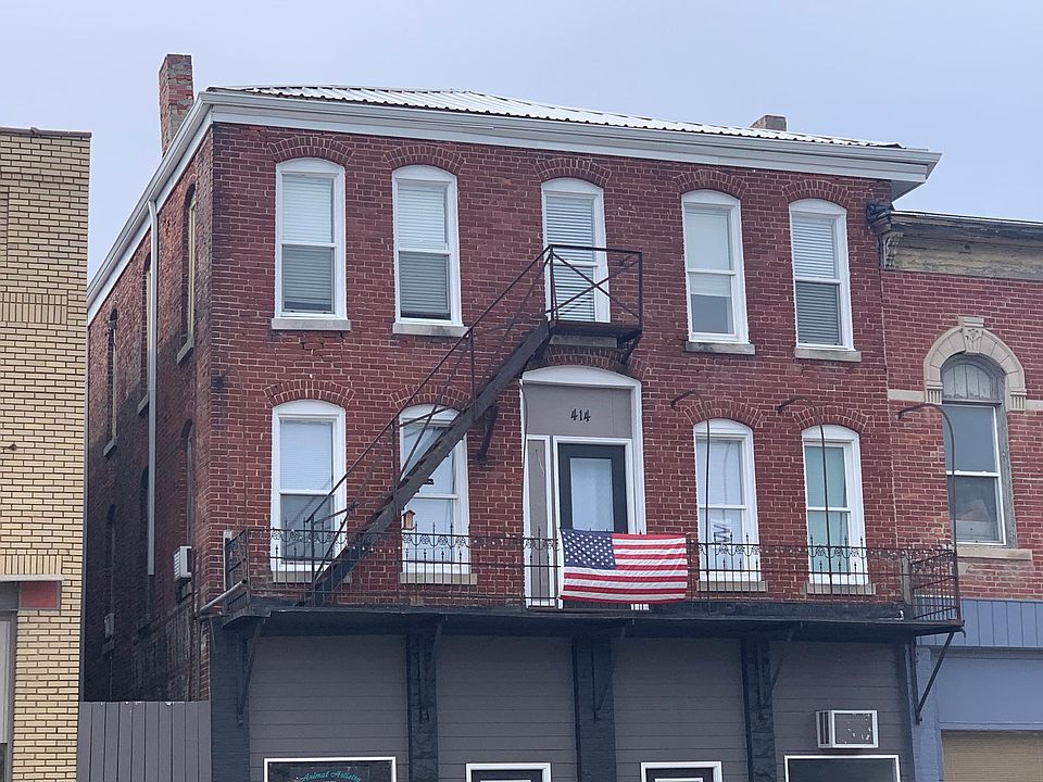 The Exterior of the Building - Unit B is the middle floor apartment
