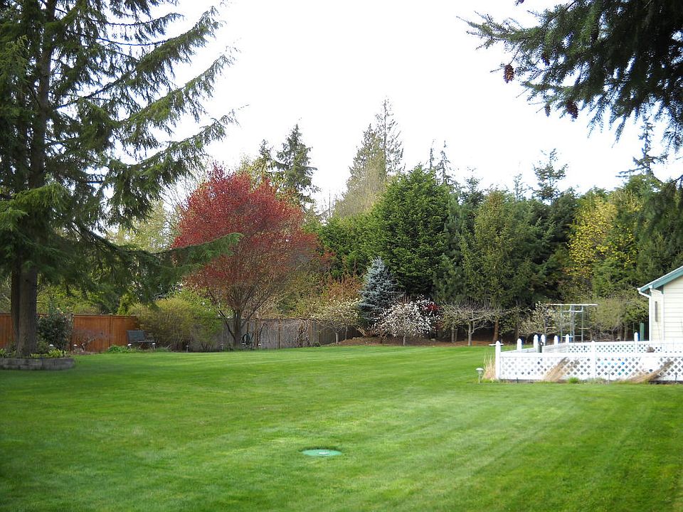 Huge manicured yard