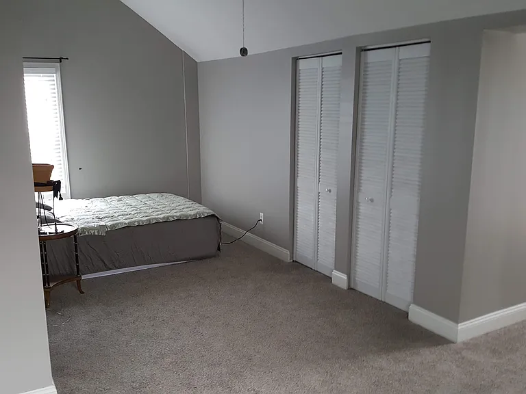 Master bedroom, office / nook / nursery off to the right of image