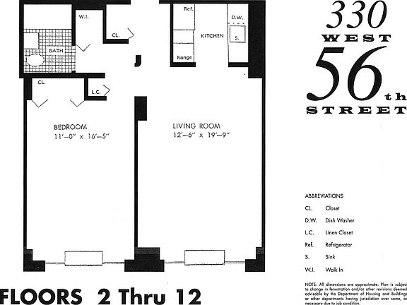 3rd image of 330 W 56th St APT 24J