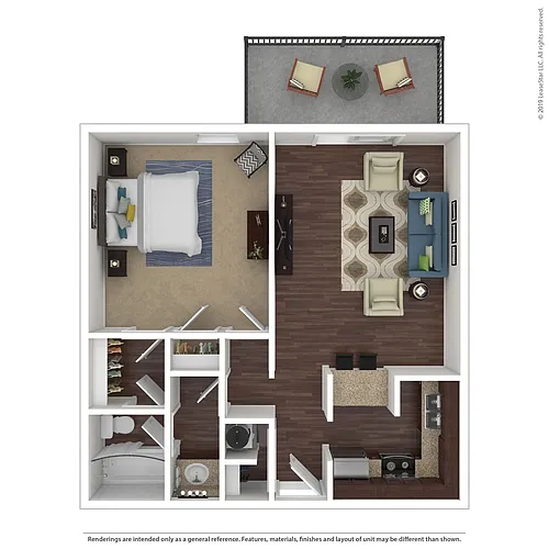 Floor plan 1X1