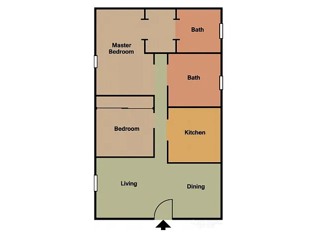 Floor plan 2X2