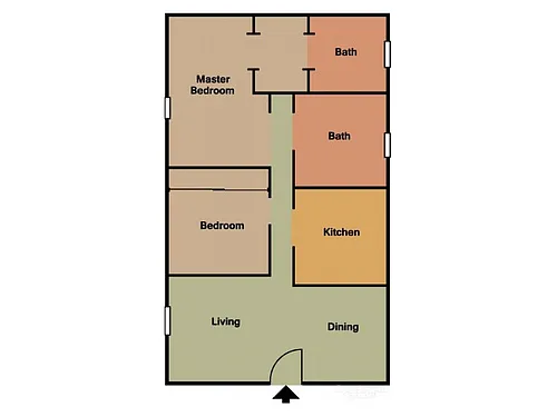 Floor plan 2X2