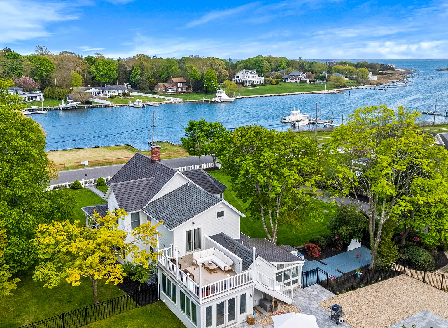 Modernized, Waterfront Farmhouse on Senix Creek | Summer Rental — Photo 1
