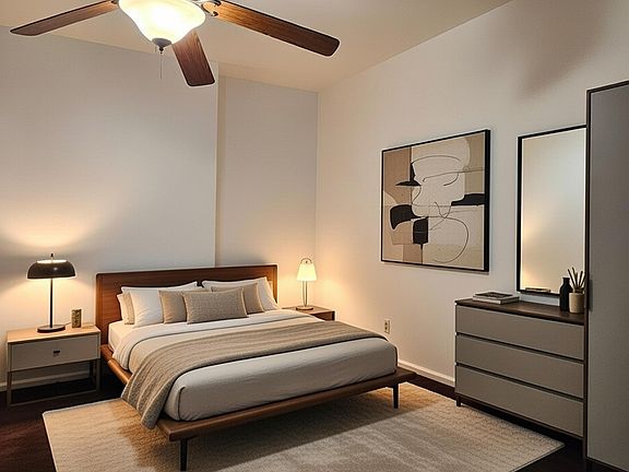 Suggested bedroom design using AI
