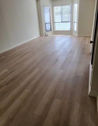 Living room and part of dining area