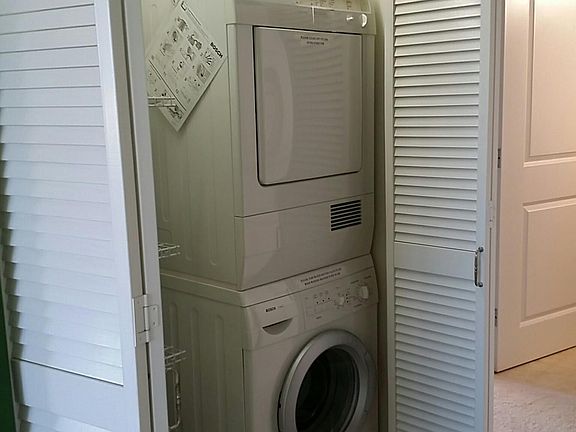 Washer and Dryer in unit