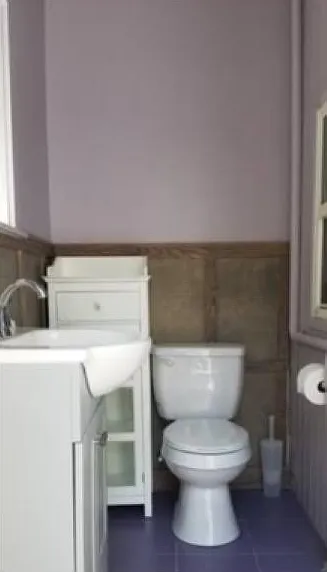 Half bathroom (sink & toilet)
