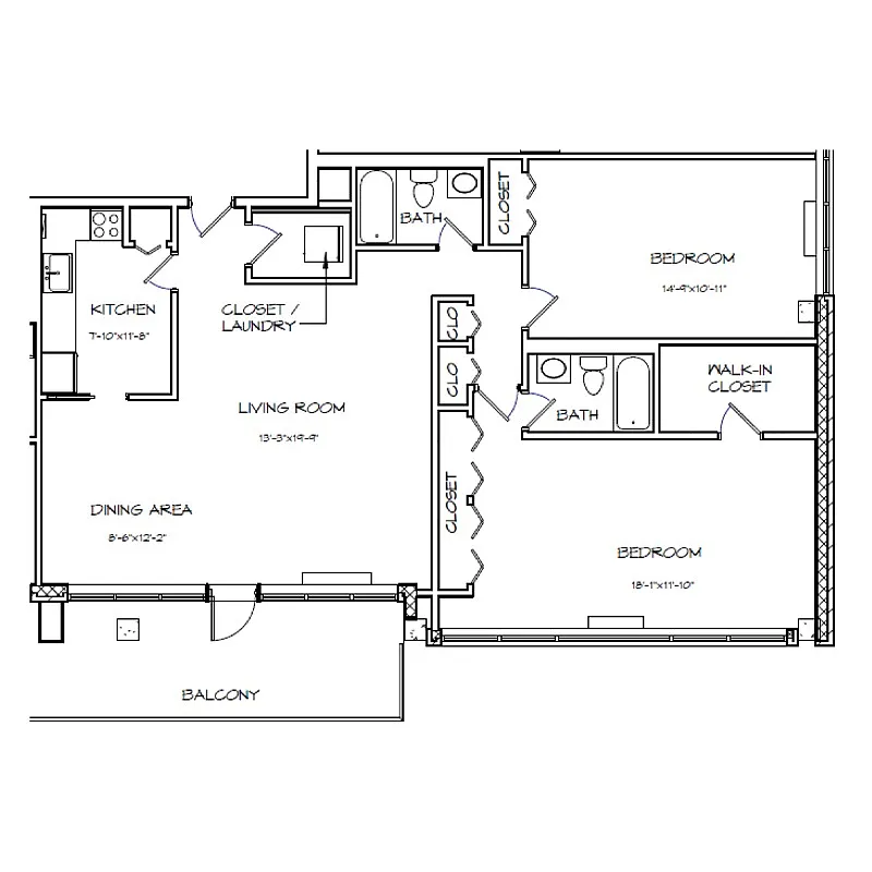 Floor plan B7