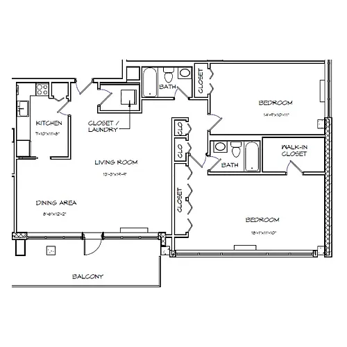 Floor plan B7