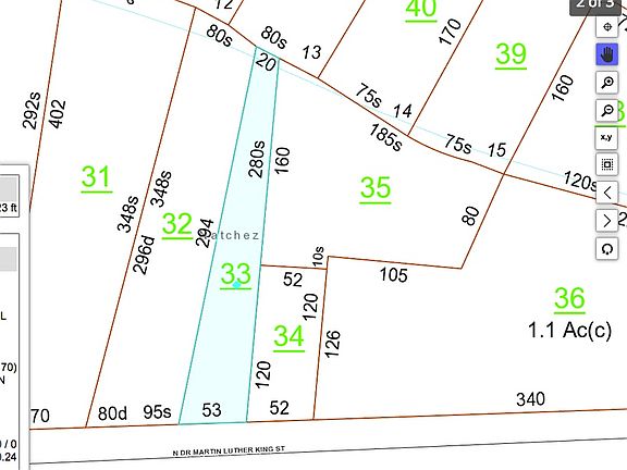 my lot is number 34 on map