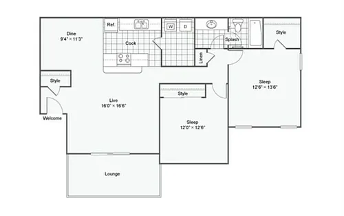 Floor plan B1