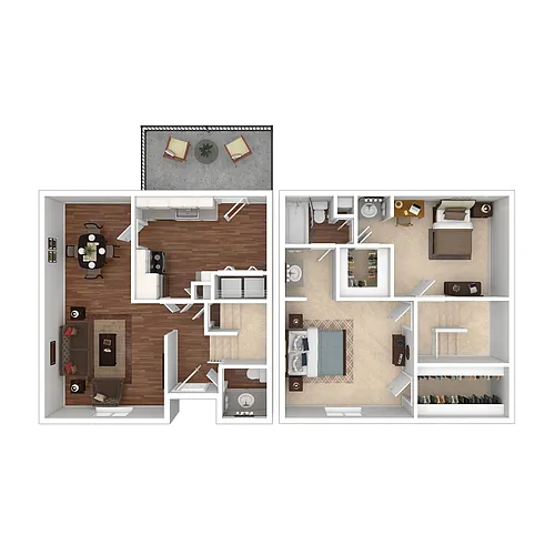 Floor plan B3