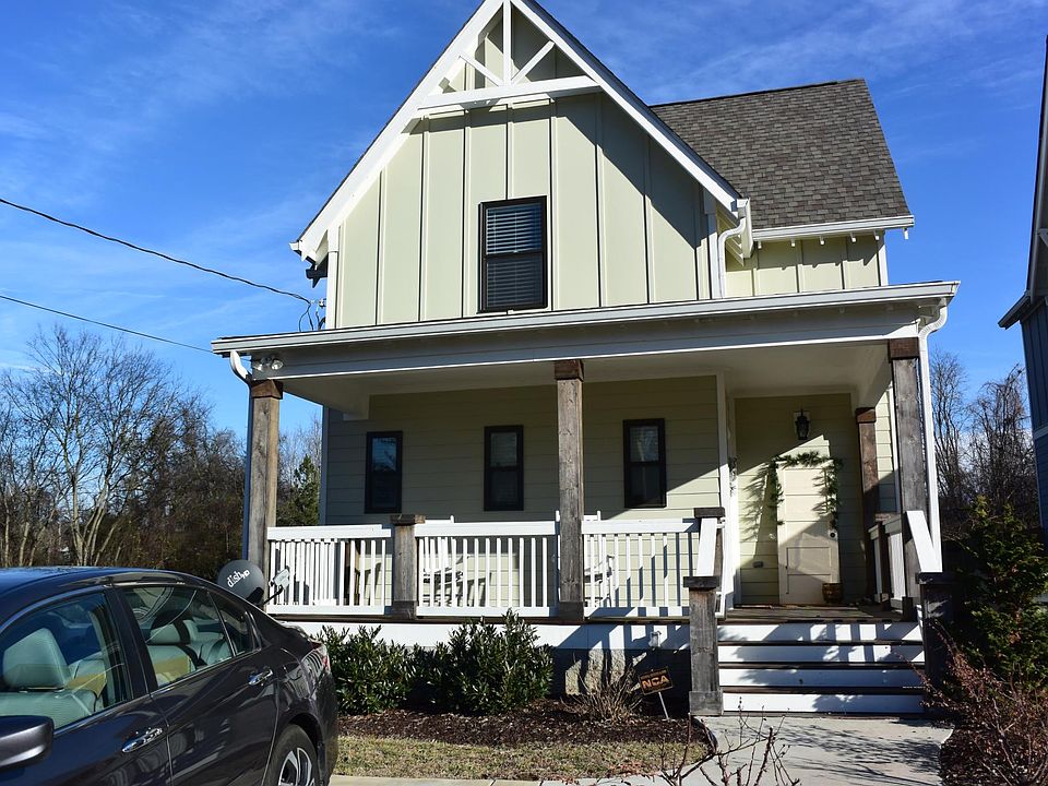 Detached home with sizable front and back yard 
