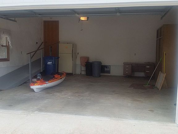 Oversized garage with ramp