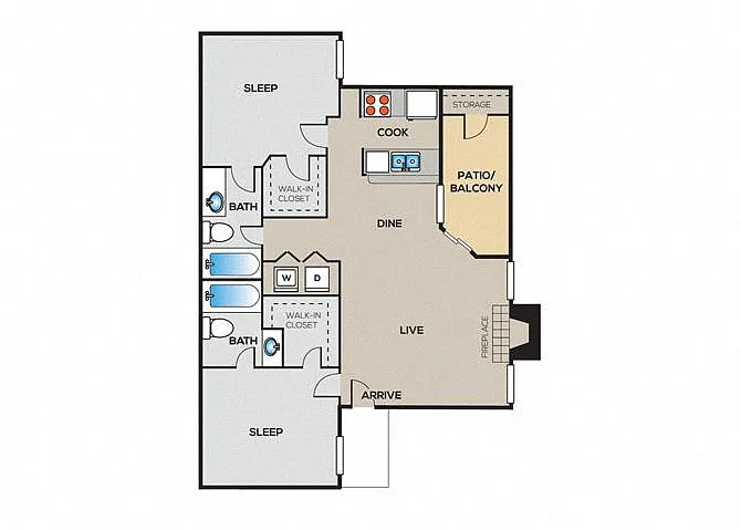 Floor plan B1