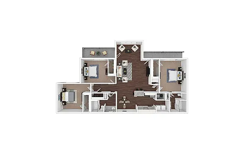 Floor plan Cypress - Renovated