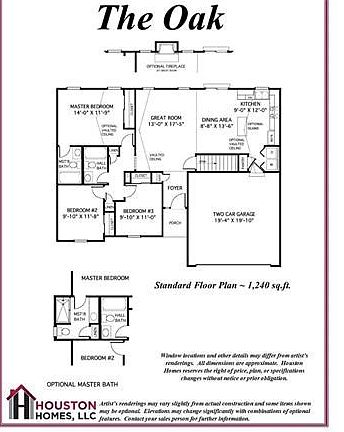 This home has expanded laundry rm, island, optional master bath, 3/4 rough in, elevation A, walk out