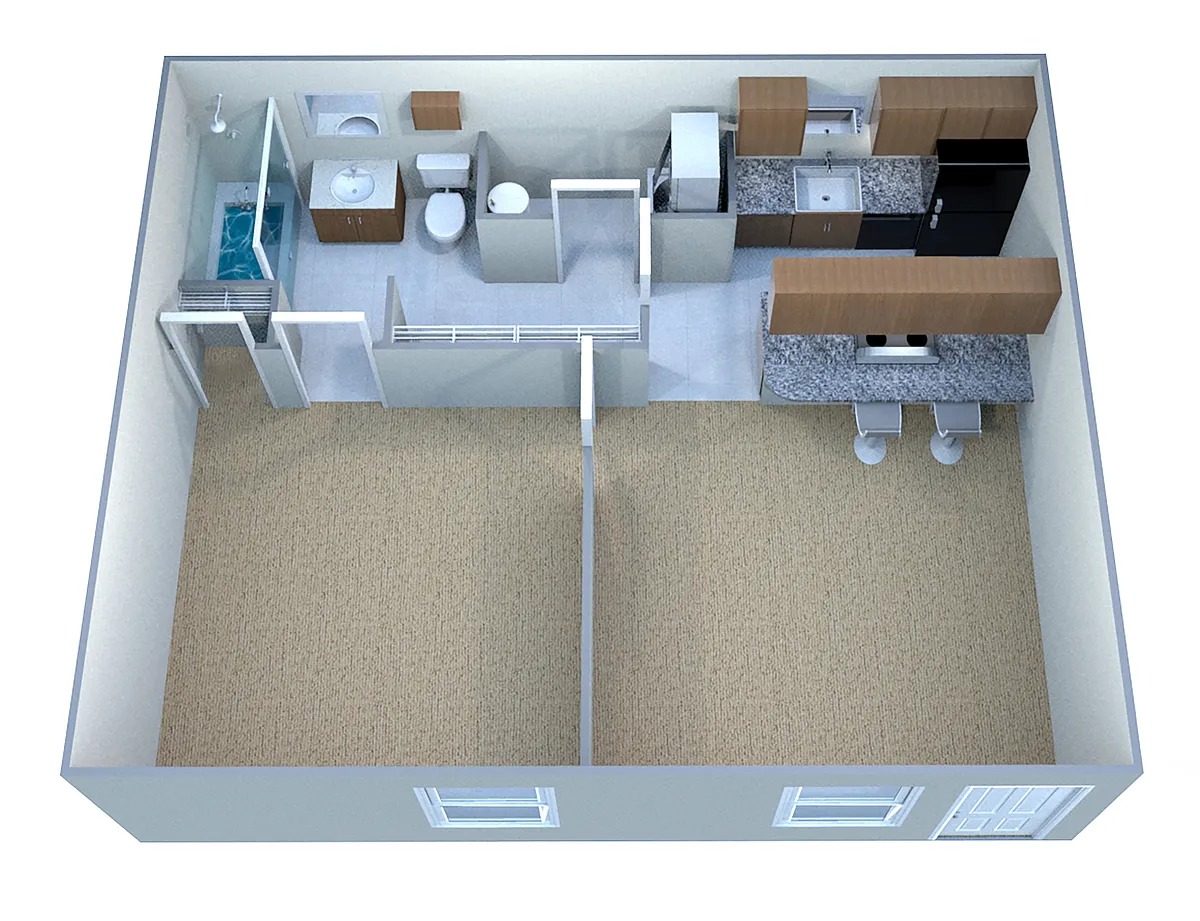 Floor plan Standard - 1BR