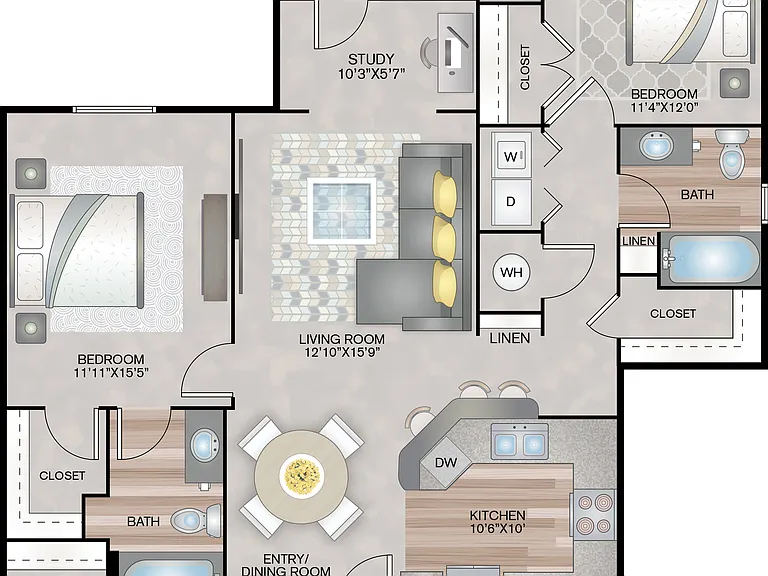 1244 Square Feet 1244 Square Feet