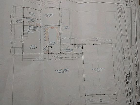 Main floor blueprint