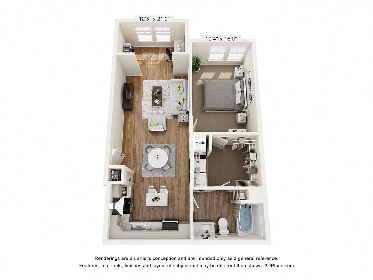 Floor plan A1D