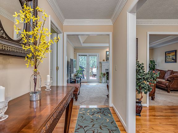Entry foyer with hardwoods.