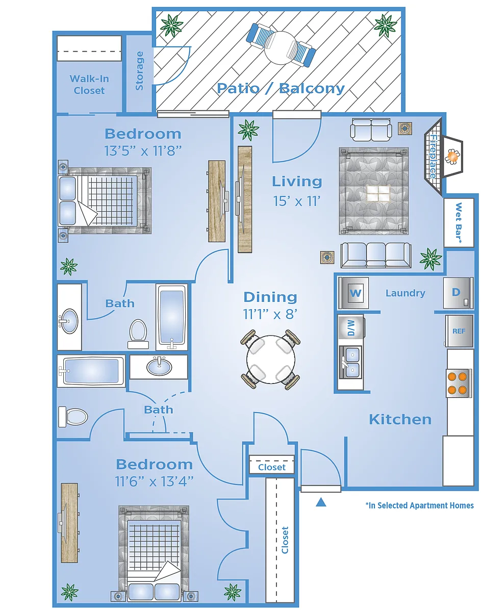 Floor plan B3